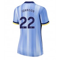 Echipament fotbal Tottenham Hotspur Brennan Johnson #22 Tricou Deplasare 2024-25 pentru femei maneca scurta